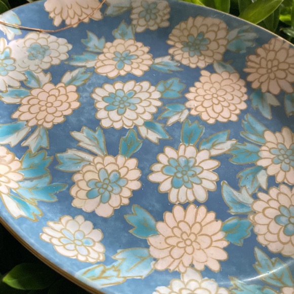 Pottery Barn Happy Easter Floral Egg Shaped Brunch Luncheon Plate Set 🐣🐇 - Picture 7 of 17